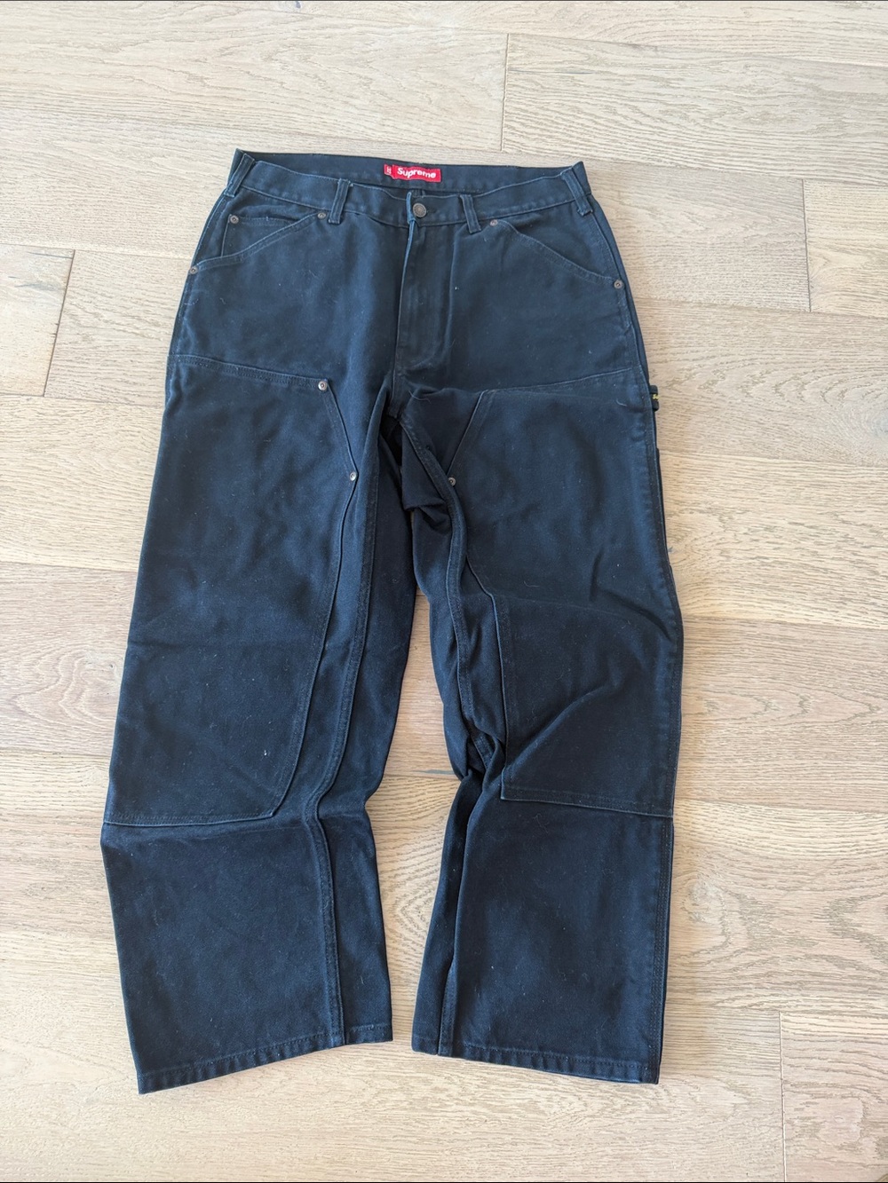 Supreme Black Cargo Utility Pants